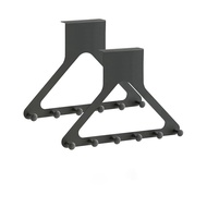 2/4pcs Over The Door Hooks Door Hanger Hooks for Hanging Over-The-Door Towel Racks for Bathroom with