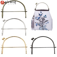 PINLESG Purse Frame Kiss Clasp, Metal Vintage Purse Clasp Frame, Mini Bag Hardware Purse Frame DIY C
