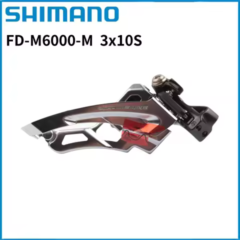Shimano Deore M6000 Front Derailleur Braze on/ Mid Clamp (M) 34.9mm/H Install 3x10 Speed Compatible 