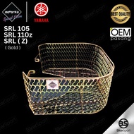 Motorku Kacang Yamaha Lagenda / SRL 105 / 110 Z / 110 ZR Basket Bakul High Quality Gold Edition FREE