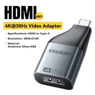 Essager ประเภท C อแดปเตอร์วิดีโอ4K6 HDMI 0Hz/4K30Hz ใช้ได้กับ HD 8K Dp/ Mini DP 1080P VGA Type-C อะแ