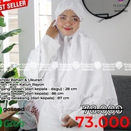 PUTIH Free Shipping Hijab Ihram Antem Women Plain White Rayon Jumbo Lace Hajj And Umrah Supplies Bandung|Ra6