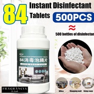 [500pcs] 84 Chlorine Dioxide Disinfectant Effervescent Tablets Sterilization Deodorization sanitizer