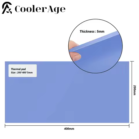 New 7.0 W/mK GPU CPU Heatsink Cooling Conductive Silicone Pad 200mm*400mm Thermal Pad high quality т