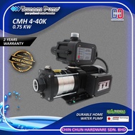 TSUNAMI CMH4-40K | CMH440K 0.75KW WATER BOOSTER PUMP | TSUNAMI PUMP | HOME PUMP | TSUNAMI WATER BOOS