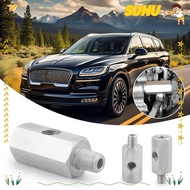 SUHU Oil Pressure Sensor Connector, M12 M10 M14 1/8NPT 1/4NPT 1/8 BSPT Feed Line Gauge Tee Adapter, 