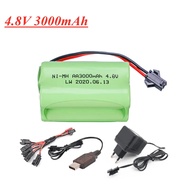 4.8v Battery 3000mah AA NiMH Battery For Rc toys Cars Tanks Robots Boats Guns 4.8v Rechargeable Batt