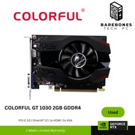 USED NVIDIA GT 1030 2GB COLORFUL Office | Editing GPU | Graphic Card