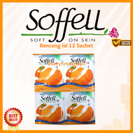 Soffell Sachet Penolak Nyamuk Wangi Kulit Jeruk 12 Pcs / Renceng - Soffell Kulit Jeruk