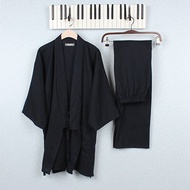 Navy Blue-Black Kimono Pajamas Suitable For Both Men And Women. Set Japanese sl28/sl53/sl57/sl61/sl4