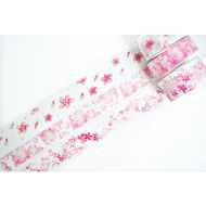 Pink Sakura Trees Washi Tape, Flower Washi Tape, Japanese Washi Tape, Masking Tape