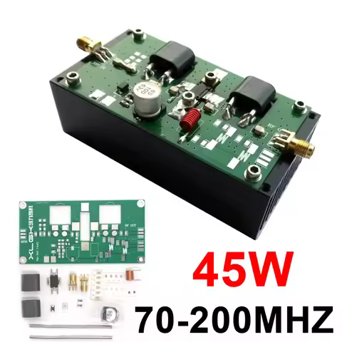 45W 70-200M VHF FM RF Power Amplifier DIY KITS 45W ClassAB Linear Amplifiers FOR HAM Radio Walkie-ta