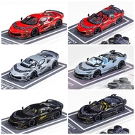 MJ 1: 64 Alloy Car Ferrari Modified Version F9XX Convertible MANSORY Simulation Alloy Car Model