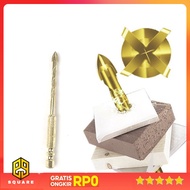MATA JUSTINLAU Tungsten Carbide Cross Hex Tile Drill Bit - FM3 Original 99 Square