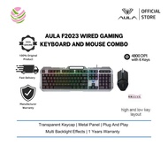 AULA F2023 Wired Gaming Keyboard and Mouse Combo