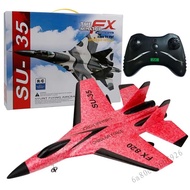 SU35 2.4G เครื่องบิน RC พร้อมไฟ LED - รีโมทคอนโทรล Flying Model Glider เครื่องบินควบคุมระยะไกล SU35 