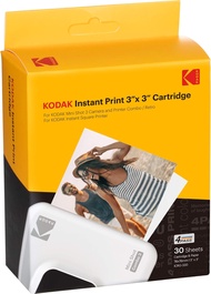 KODAK 4PASS 7.5X7.5ซม. ตลับฟิล์ม (3X3นิ้ว) สำหรับ KODAK Mini 3ย้อนยุคและ Mini Shot 3 Retro