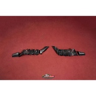 Honda Fk8 Type R Rear Bumper Cover Mug Real Forged / Carbon Fiber / ABS Black One Set