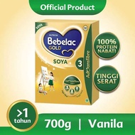 Bebelac Gold Soya 3 Vanila Formula Soya Bubuk 700 GR