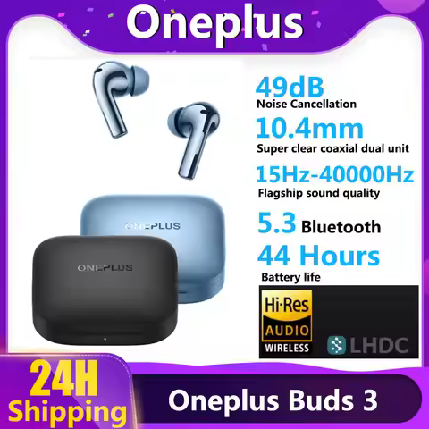 2025 New Oneplus Buds 3 TWS Wireless Bluetooth Earphone LHDC 5.0 49dB Active Noise Canceling 44h Bat