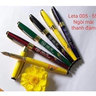 Leta 005 fountain pen, beautiful handwriting fountain pen, leta bamboo leaf nib fountain pen