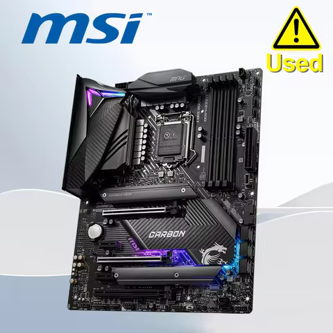 MSI MPG Z490 GAMING CARBON WIFI LGA 1200 4×DDR4 128GB 1×HDMI 1×Display Port