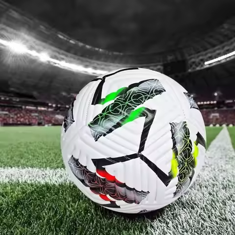 Soccer Ball Official Size 5 Three Layer Wear Rsistant Durable Soft PU Leather Football Team Match Gr