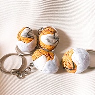 Balut duck egg keychain