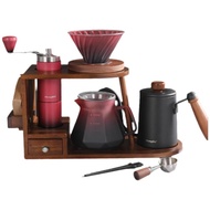 Drip Over Coffee Brewer Set Manual Hand Drip Coffee Complete Stand for Home Office Camping