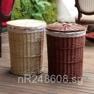 Rattan Wholesale Rattan Storage Basket Dirty Laundry Basket Wicker Dirty Laundry Bucket Rattan Stora