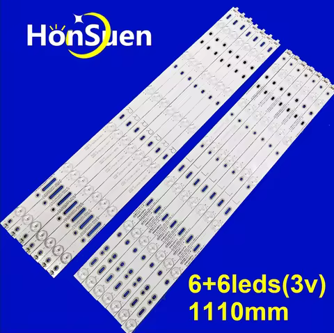 LED strip for 55PFF3655/T3 55PFF3750/T3 55PUF6721/T3 55PUF6481 AOC LE55D5542 LD55V02S LD6655V02S LB-