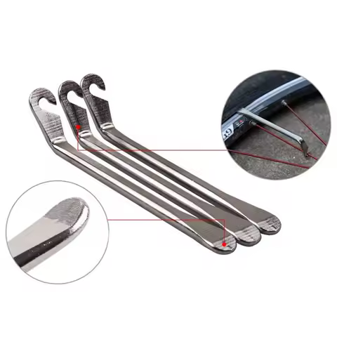 1PC Stainless Steel Motorcycle Tire Spudger Changing Tool High Strength Tire Lever Tire Tube