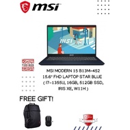 MSI Modern 15 B13M-452 15.6" FHD Laptop Star Blue