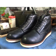 Black Hawkins Round Toe Shoes Model HL-40011