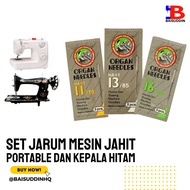 ORGAN jarum mesin portable kod HA / JAPAN Needle Portable Machine Size 11, 13, 16 HA Needle / Jarum 