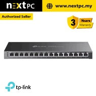 TP-LINK TL-SG2016P JetStream 16-Port Gigabit Smart Switch with 8-Port PoE+