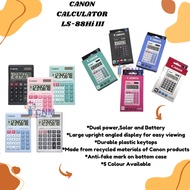 Canon Calculator LS88Hi III 8-Digit Electronic Solar Battery / LS-88HI III