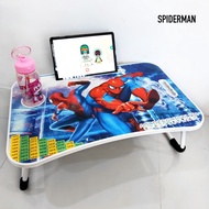 KAYU Children's Study Table Folding Portable Wooden Character Multifunction Laptop Table