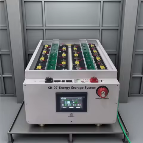 XR07-48V280AH Power Box LiFePO4 Battery Case Solar Home Energy Storage 16S 51.2v DIY Kit For JK BMS 