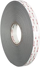 3M 4941 VHB Bonding Tape – 1.25 in. x 108 ft. Sealing Tape Roll with Conformable Foam Core - UL 746C