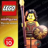 Lego 71001 Series 10 Minifigs Warrior Woman 連底板 說明書 包裝袋 (全新開袋確認)