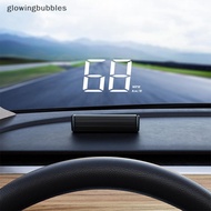 Glowingbubbles Car Speedometer HUD GPS Head Up Display Digital Speed Meter Windshield Projector For 