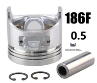 Assembly Assy Piston 186F 0.5 Aircooled Diesel Engine Yamma Kingstone Yamada 10HP 12HP
