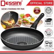 DESSINI ITALY I-Thermo Heat Indicator Frying Pan Induction Non Stick Pot Bowl (32cm)