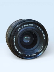 MINOLTA MC W.ROKKOR 35MM.F2.8  MD MOUNT