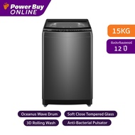 ·Haier Top-Loading Washing Machine 15 kg Model Hwm150-316S6 As the Picture One