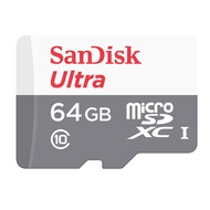 SANDISK MEMORY CARD 64G SDSQUNR-064G-GN3MN,ULTRA USD,100MB/S,C10