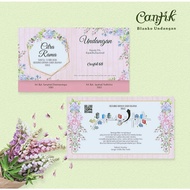 Beautiful Blank Code c68 Wedding Invitation