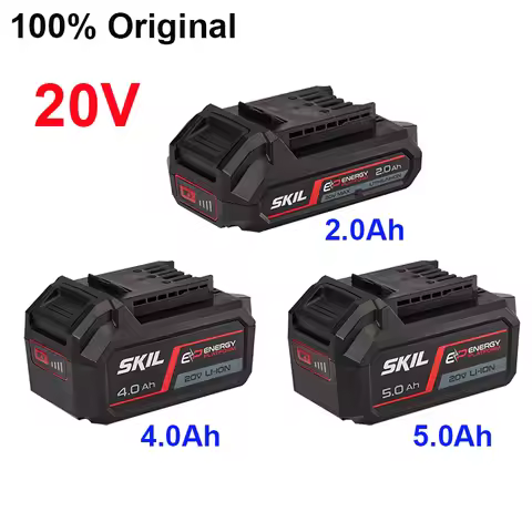Original 20V 2.0/4.0/5.0Ah for SKIL 2907 3010 3020 3210 3420 3520 3620 3810 5413 5418 PR0601B MF1E36