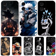 Case For Motorola MOTO G24 4G Case Soft Silicone Phone Cover Black Tpu Skull Aesthetics